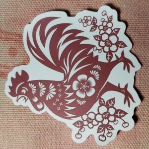 (Q)Chicken Sticker Rooster Sticker Hen Sticker Chicken Coop Farm Chicken Lover